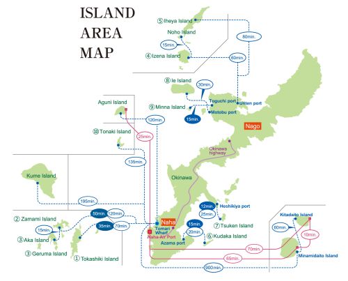 Island Area Map